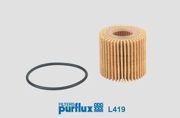 PURFLUX L419 Oil Filter - Compatible with Toyota Auris & Avensis — Oil Filters