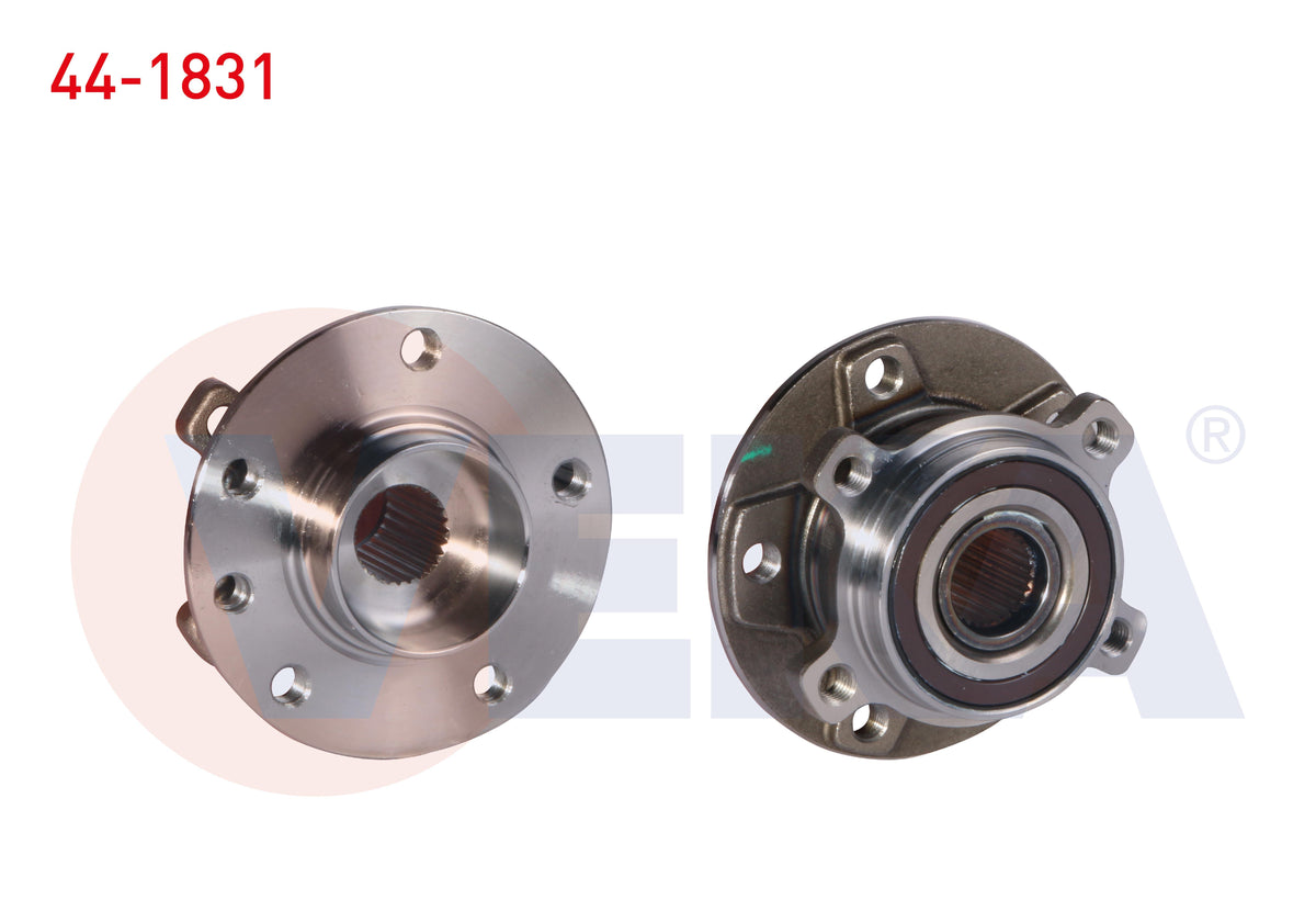 Veka 44-1831 Wheel Hub Left-Right Front with Bearing Fiat 500X 1.6 Mjt 5 Lug Integrated ABS with Sensor 2014 — Hub Assemblies