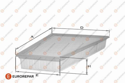 Eurorepar 1682264980 Psa / Erp Air Filter Citroen Berlingo I 2.0 HDi 90 Peugeot Partner — Air & Cabin Filters