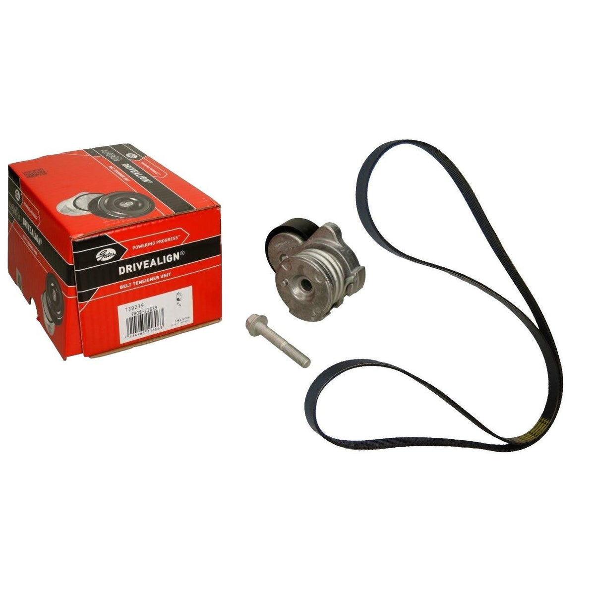Gates Chevrolet Captiva C100 2.0 Diesel V-Belt Tensioner / V Belt Set 2007-2011 — Pulleys & Tensioners