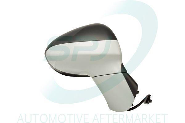Spj E-3525 Outer Rear View Mirror Transporter T6 Electric Folding Mirror 10 / 15 Primed Blind Spot Left — Mirrors