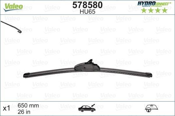 Valeo Wiper Blade 578580 - 26 Inch Classic Multi-Clip — Wipers
