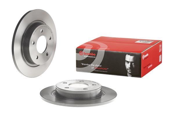 Brembo 08.9975.21 Brake Disc Rear Straight-(280-5)-(Mazda-3 03 / 07 2.0 / Mazda-5 05 / /) — Brake Rotors & Drums