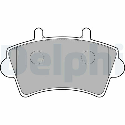 Delphi LP1746 Front Brake Pads - Master Movano