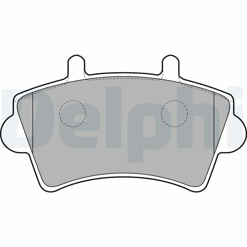 Delphi LP1746 Front Brake Pads - Master Movano