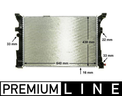 Mahle CR 2169 000P Water Radiator Mercedes W176 / W246 / X156 / C117 — Radiators & Fans