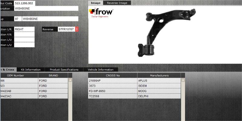 FROW ALTTAKIM 5131206002 Control Arm (Right) Ford Kuga — Control Arms & Ball Joints