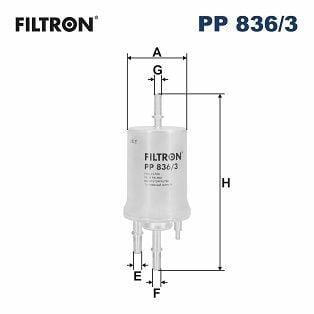 FILTRON Gasoline Fuel Filter For Volkswagen Polo 1.2 12V-1.4 16V — Fuel Delivery