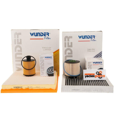Wunder Opel Astra J 1.3 Diesel Scheduled Service Filter Set — Maintenance & Service Kits