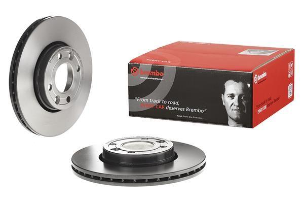 Brembo 09.9078.21 Brake Disc Front Air 258 mm (Renault Kangoo 1.5 dCi 08 / 4 Lug) — Brake Rotors & Drums