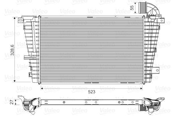 Valeo 818614 Turbo Radiator Opel Astra — Radiators & Fans