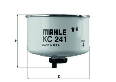 Mahle KC241D Fuel Filter Discovery 3/4, Range Rover 3, Range Rover Sport I — Fuel Delivery