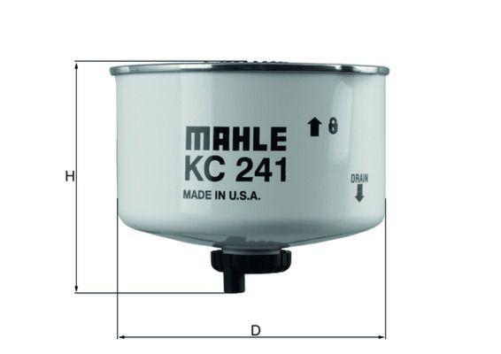 Mahle KC241D Fuel Filter Discovery 3/4, Range Rover 3, Range Rover Sport I — Fuel Delivery