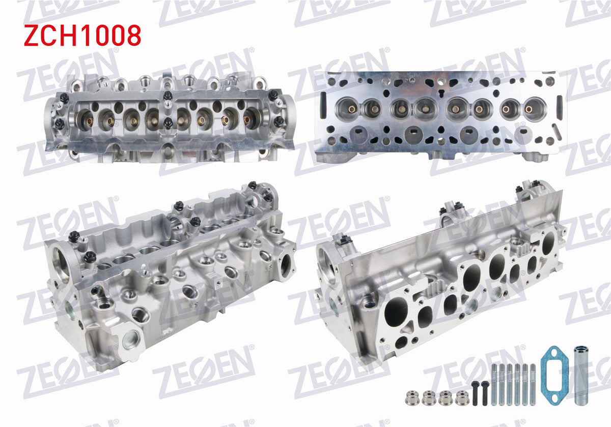 Zegen ZCH1008 Cylinder Head (Dık Grooved) Peugeot Partner 1996-2008 / Citroen Berlingo 1996-2008 / Fi — Cylinder Head & Block