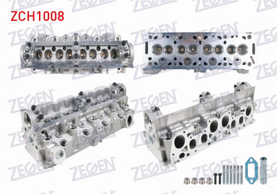 Zegen ZCH1008 Cylinder Head (Dık Grooved) Peugeot Partner 1996-2008 / Citroen Berlingo 1996-2008 / Fi — Cylinder Head & Block
