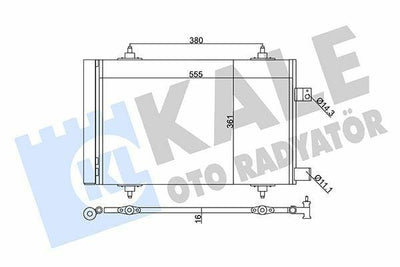 KALE Auto Radiator - Climate Radiator for P407 P508 C5 III 2008 — Radiators & Fans