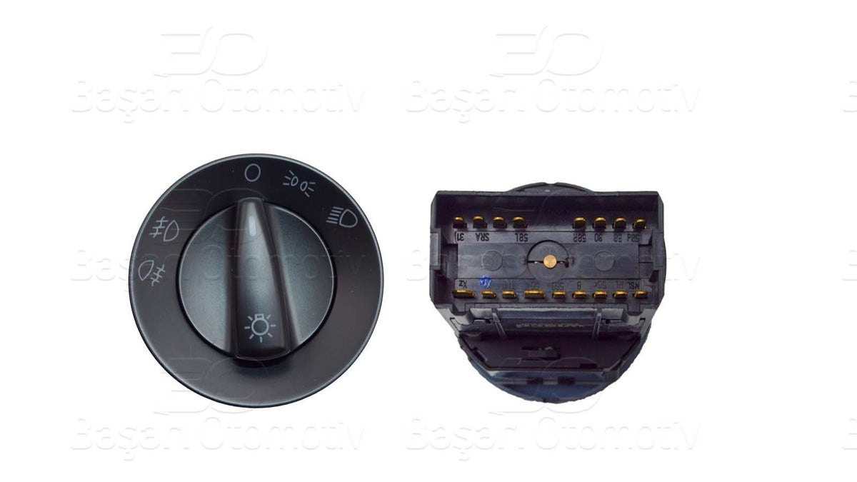 Wisco 1283395-00 Headlight Switch Sisli Skoda Fabia Romster Octavia 97 >