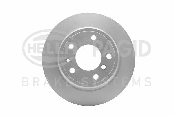 HELLA Pagid Rear Brake Discs 8DD355101-731 - Straight Type for BMW E34 — Brake Rotors & Drums