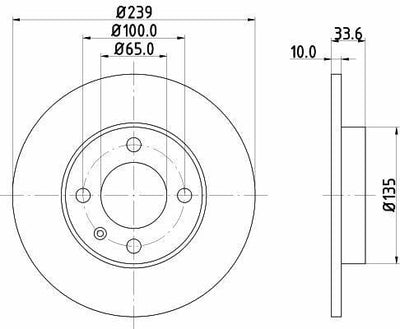 HELLA Pagid Brake Discs - VW Arosa, Polo, & More — Brake Rotors & Drums