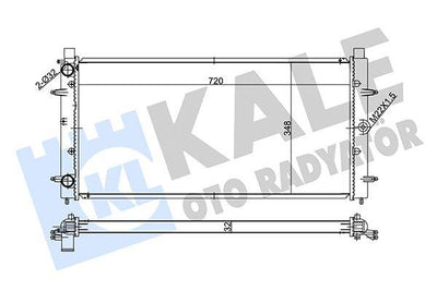Kale 347535 Radiator Volkswagen Transporter T4 1.8 1.9D/TD 2.4 2.5TDI 91-03 AC — Radiators & Fans
