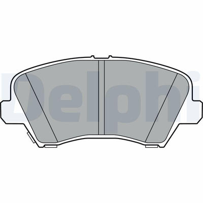 Delphi LP3361 Brake Pad Front Hyundai i30 2016-, Kia Ceed 2018-, 132 mm — Brake Pads