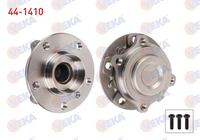 Veka 44-1410 Wheel Hub Left-Right Front with Bearing BMW 5 Series (F10) 520 i 5 Lug Integrated ABS with Sens — Hub Assemblies