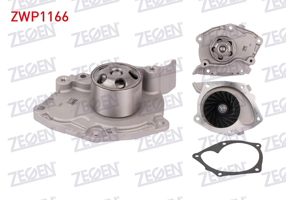 Zegen ZWP1166 Water Pump Renault Megane II-Scenic II 1.9 dCi (F9q870-F9q872) 2003-2009 / Suzuki Grand Vitara II (Jt) 1.9 DDiS (F9qb) 2005