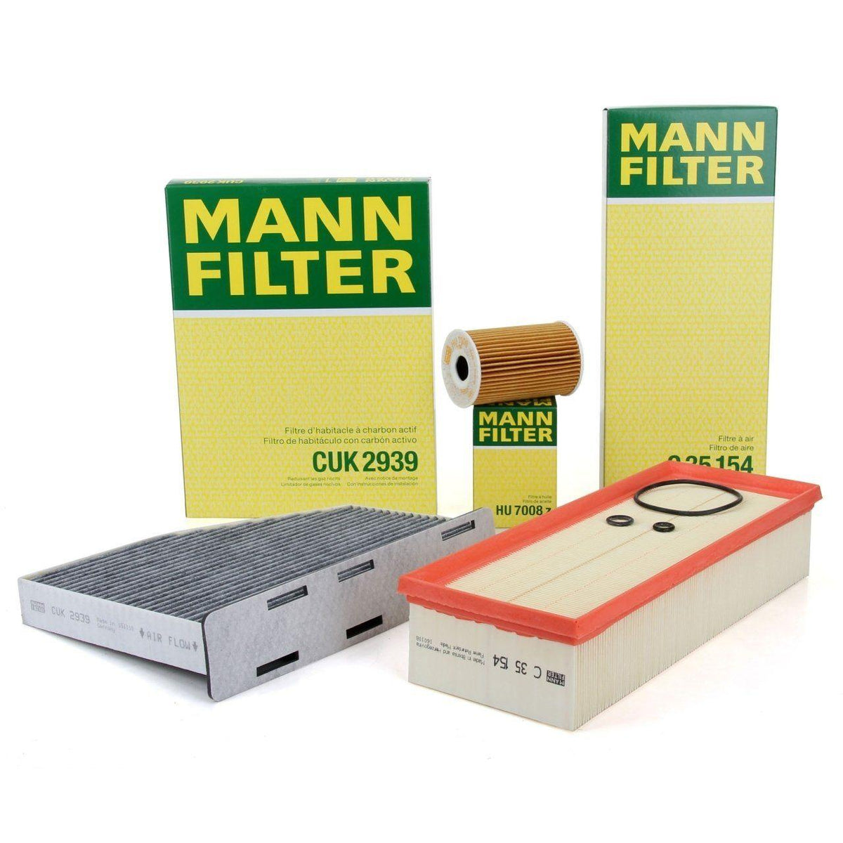 Mann Skoda Rapid 2013 1.6 TDI CAY Engine Maintenance Kit - Essential Filters — Maintenance & Service Kits