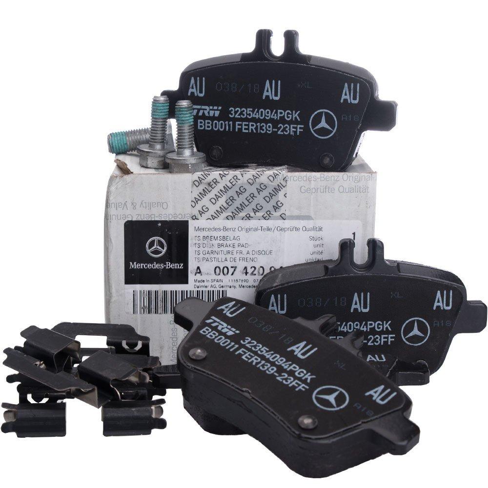 Mercedes-Benz W176 Rear Brake Pad Set - Original Parts for A180 — Brake Pads