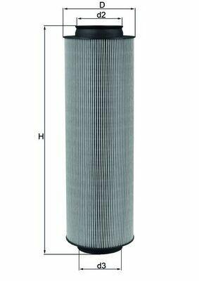 MAHLE LX791 Air Filter — Air & Cabin Filters