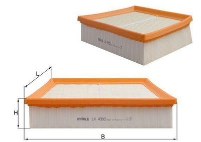 Mahle LX4392 Air Filter Land Rover Discovery Sport Evoque 14 — Air & Cabin Filters