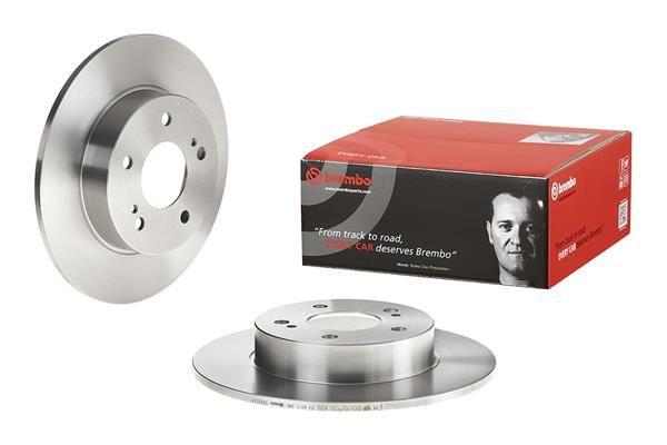 Brembo 08.8065.14 Brake Disc Rear Straight-(278-5)-(Nissan Maxima 95 / 06) — Brake Rotors & Drums