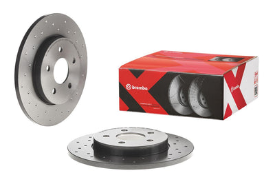 Brembo 08.9734.1X Brake Disc Rear Xtra Ford — Brake Rotors & Drums