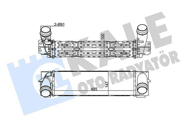 KALE Turbo Radiator (Intercooler) 344830 for BMW X3 (F25) & X4 (F26) — Radiators & Fans