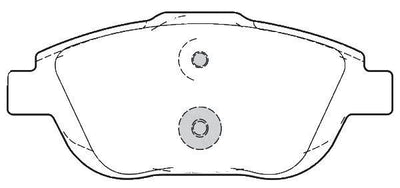 MGA 55747 Brake Pad Front Peugeot 2008 1.2 Thp /1.4 HDi /1.5 BlueHDi /1.6 BlueHDi 2019 > — Brake Pads