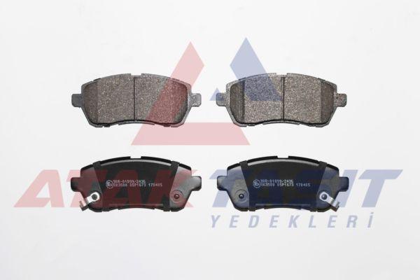 AP 05P1673 Brake Pad Front Ford Fiesta VI 2008-2017 / Daihatsu Materia 2006-/ Sirion 2005-/ Mazda 2 1.5i 2007-20 — Brake Pads