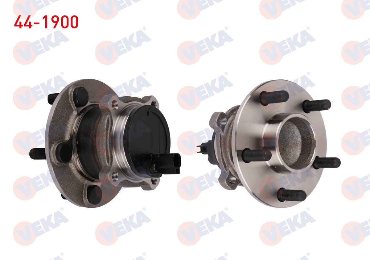 Veka 44-1900 Wheel Hub Left-Right Rear with Bearing Ford Focus II (Da) 1.6i 5 Lug ABS with Sensor 2004-2011 — Hub Assemblies