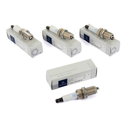 Mercedes-Benz W124 E200 111 Motor Spark Plug Set — Coils & Plugs