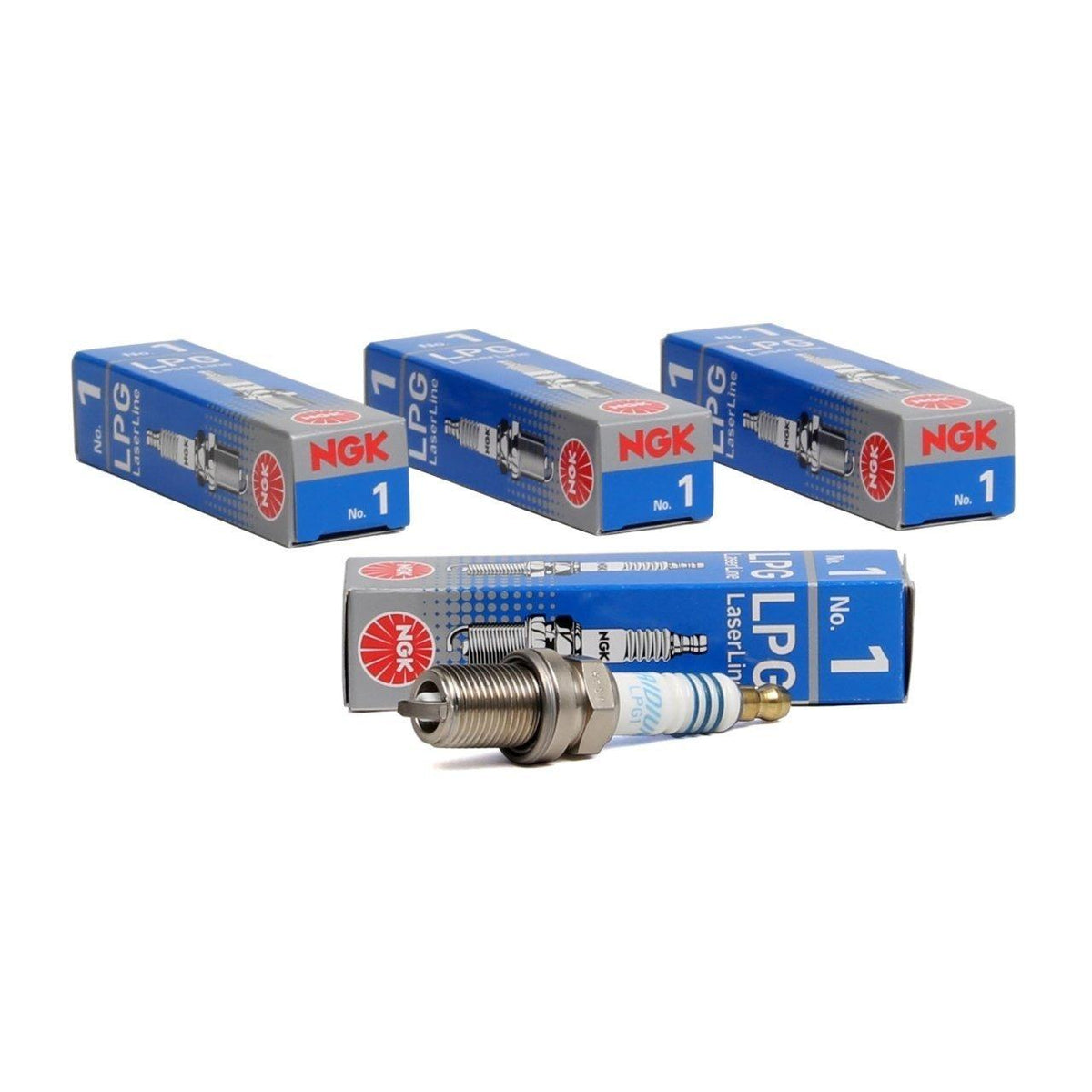 NGK 1496 Spark Plug Set for Opel Astra F LPG Vehicles — Coils & Plugs