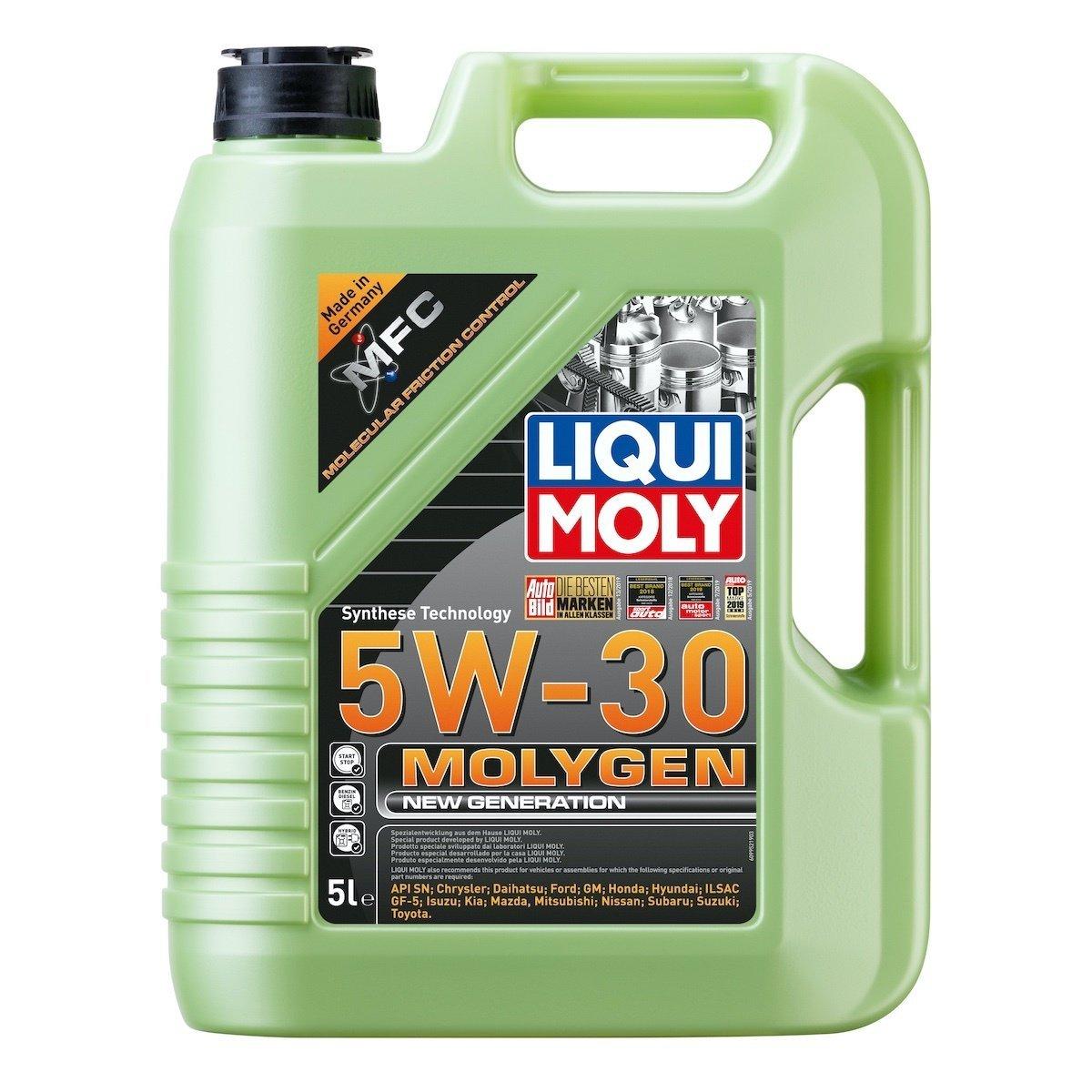 LIQUI MOLY Molygen 5W-30 Motor Oil - Enhanced Protection — Fluids & Chemicals