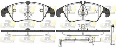 ROADHOUSE 21304.31 Brake Pad Front with Connector A4 07 > A5 07 > A6 11 > A7 10 > Q5 08 > — Brake Pads