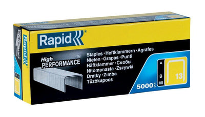 Rapid 11835600 Staples Series 13, 8 mm, Galvanized (1 pack/5000 pcs)