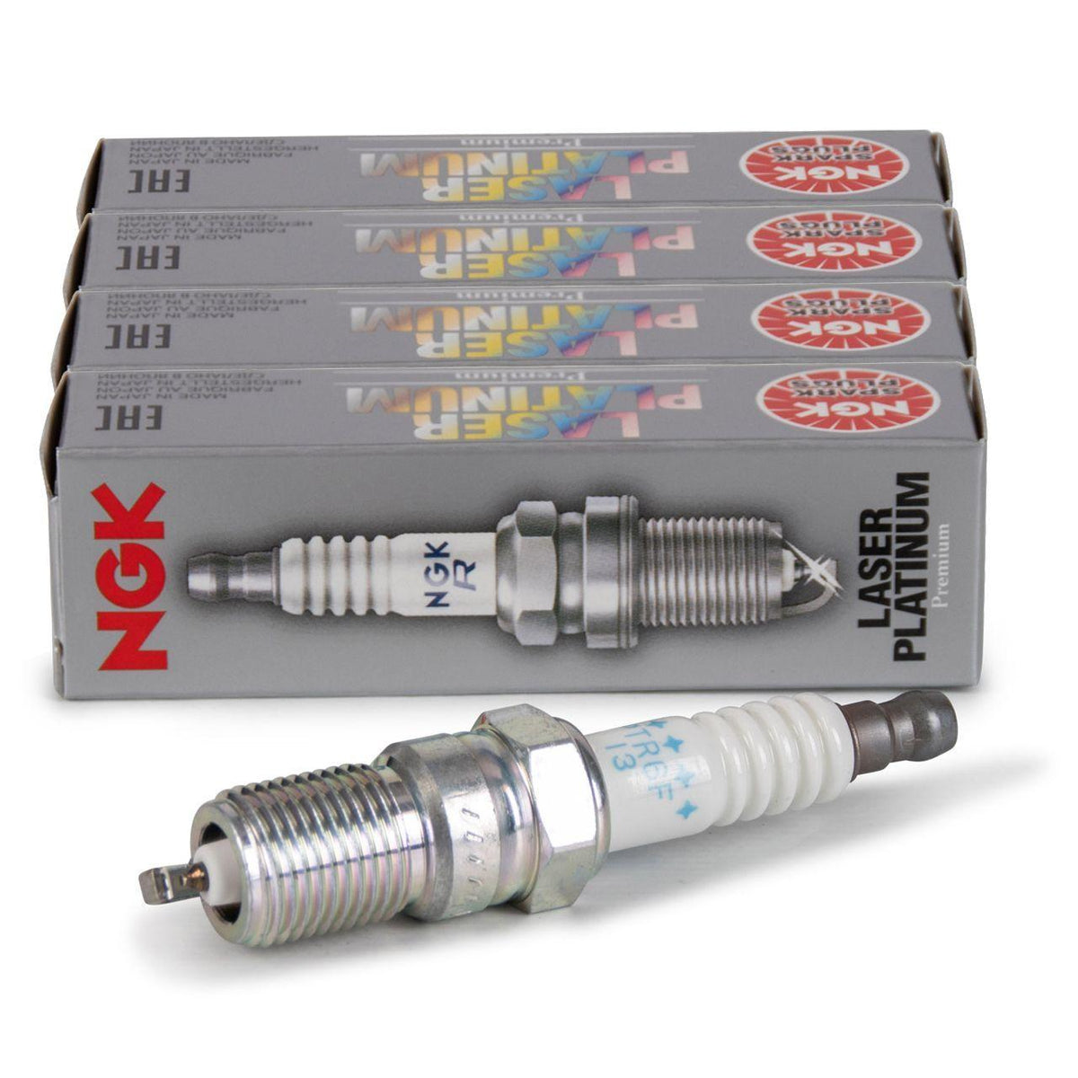 NGK 7569 Ford Mondeo 2001-2007 2.0 Gasoline Spark Plug Set 1.8/2.0 01-, PTR6F-13, Set of 4 — Coils & Plugs