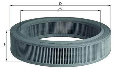 Mahle LX568 Air Filter Caddy II (95 04) Golf III (91 97) Polo (94 99) Cordoba (93 99) Ibiza II 1.4 1.6 — Air & Cabin Filters