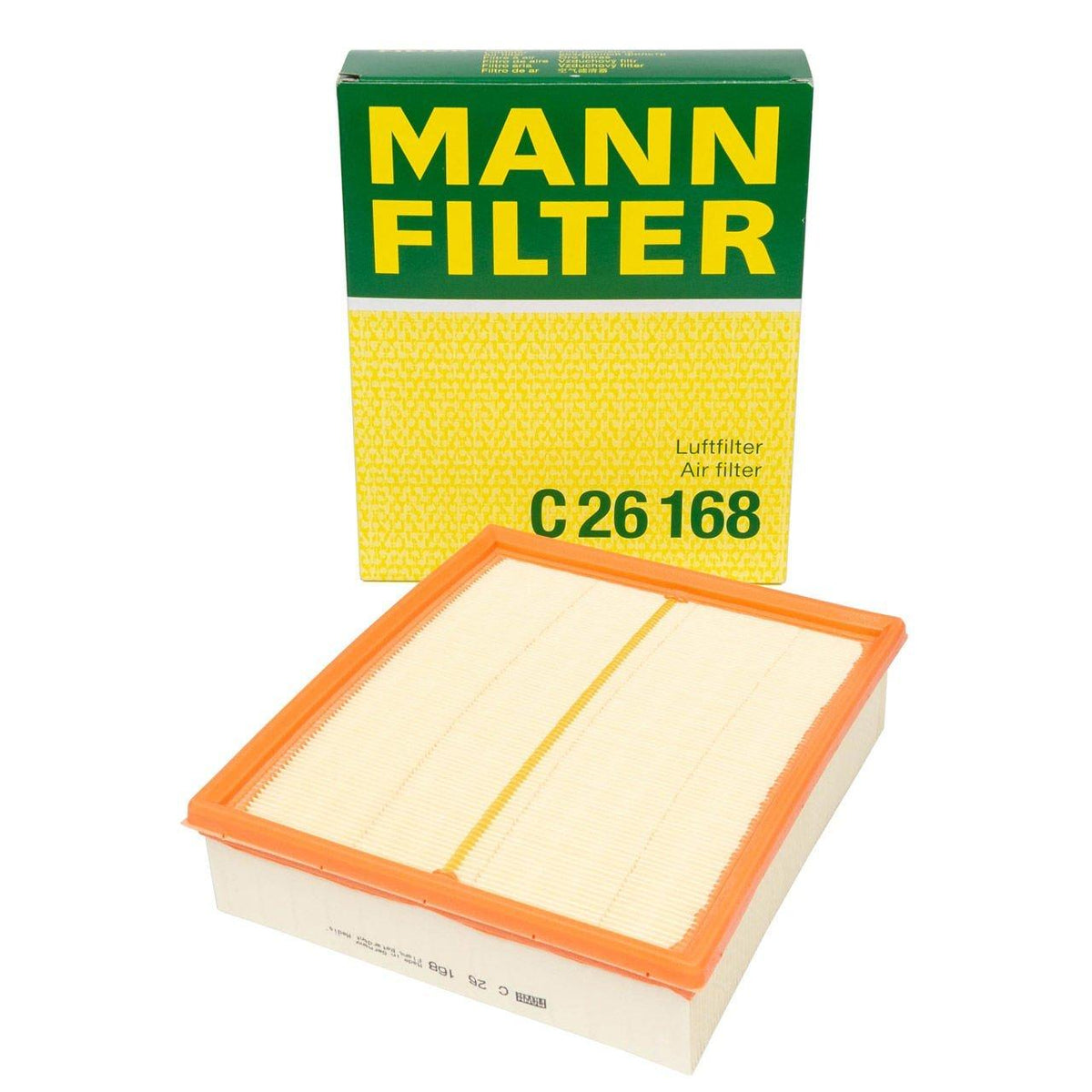 MANN Air Filter for 1997-2005 Volkswagen Passat - Compatible with 1.8, 1.8T, 1.9TDI Models — Air & Cabin Filters