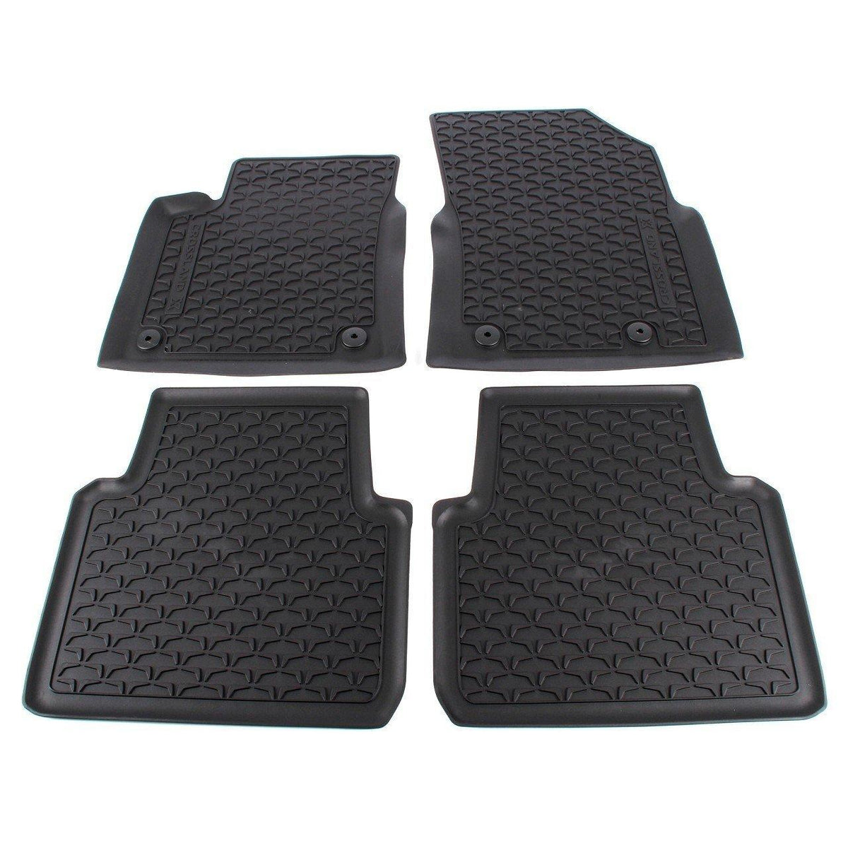 Opel Crossland X Rubber Floor Mats - Original Set — Comfort & Protection Accessories