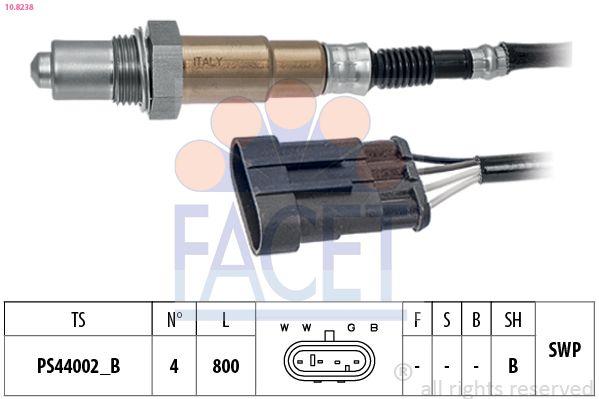 Facet 10.8238 Oxygen Sensor Alfa Romeo Giulietta 1.8 TBi / Lancia Delta III 1.4 1.8 — Oxygen & Air-Fuel