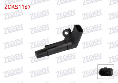 Zegen ZCKS1167 Crankshaft Speed Sensor Volkswagen Polo V 1.2 2009-2014 / Skoda Fabia I, II 1.2 2002-2014 / Rapid 1.2 2012-2015 / Seat Ibiza III, IV 1.2 2003-2015