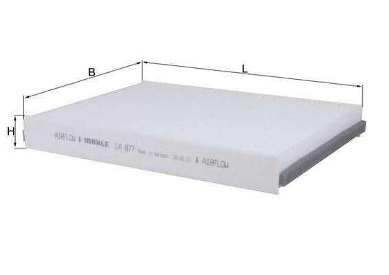MAHLE LA877 Pollen Filter - W205, S205, C205 — Air & Cabin Filters