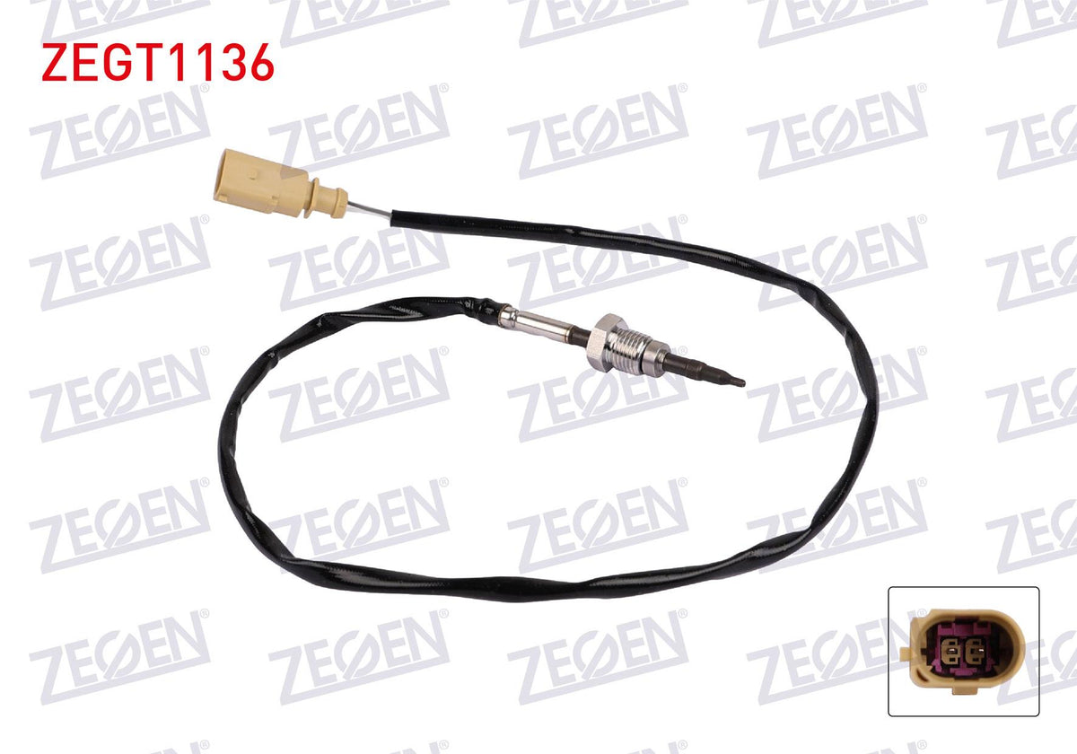 Zegen ZEGT1136 Exhaust Temperature Sensor (Egt) Volkswagen Tiguan 1.6 TDI 2016-2020 / Touran — Temperature Sensors & Switches